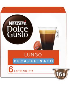 16 Capsule Dolce Gusto Nescaf&egrave Lungo Decaffeinato 12062868