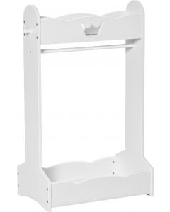 Appendiabiti in legno per Bambini 63x37x103cm Bianco 30ek311