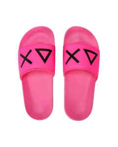 SUN68 GIRL'S SLIPPERS LOGO JR