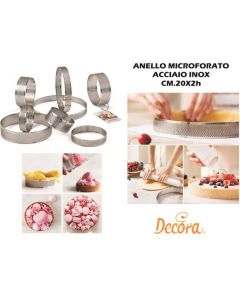 Anello Microforato cm 20x2h Inox DEC0064024