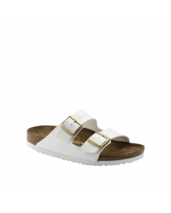 BIRKENSTOCK ARIZONA PATENT WHITE