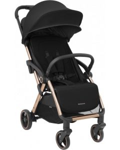 Eden - Passeggino Leggero Pieghevole da 0-4 Anni 0-22 Kg Black