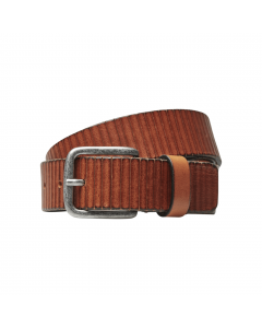 JACK JONES JACROYALE LEATHER BELT LTN VEGETABLE TA