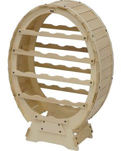 Cantinetta Portabottiglie in legno massello 18 Posti 51x23x74h cm