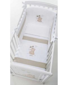 Piumone Lettino Set 3 Pezzi Golosone colore Beige 9900279181