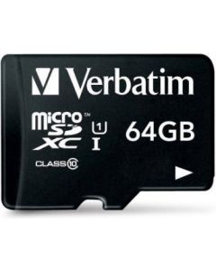 Memoria MicroSD 64 Gb Class 10 con Adattatore SD - 44084