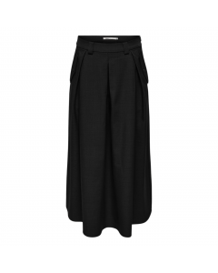 ONLY GINNY HW MEL WIDE LONG SKIRT PNT BLACK