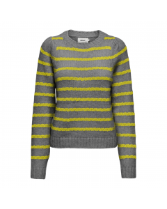 ONLY SILOMA LIFE  STRIPE LS O-NECK KNITTED