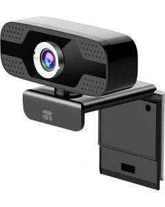 Webcam con Microfono Full HD USB a Pinza Nero 33858