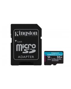 Scheda di Memoria microSD 64Gb Classe 10 SDCG3/64GB Canvas Go! Plus