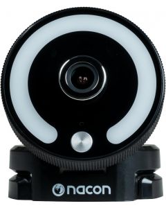 Webcam Full HD Anello Luminoso Supporto Regolabile Nero PCWEBCAMRL