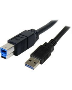 Cavo USB 3.0 Superspeed 3 M a A B M/M, Colore Nero USB3SAB3MBK