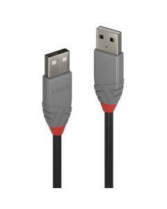 Cavo USB 0.5 m 2.0 USB A Nero Grigio 36691
