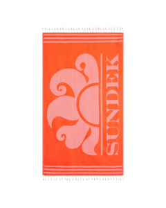 SUNDEK TELO MARE FOUTA JACQUARD CON LOGO