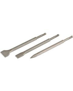 Scalpello attacco SDS-PLUS Set 3 pezzi assortiti 247190