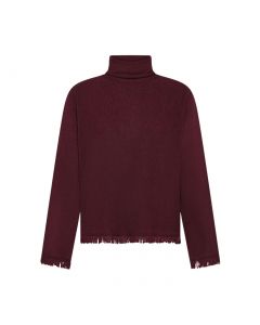 SUN68 TURTLENECK FRINGES L/S
