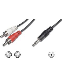 Digitus Cavo Stereo 1 Conn 3.5Mm / 2 Conn Rca 2 Mt Lp243