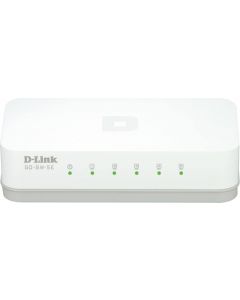 Switch di Rete 5 Porte Non Gestito Fast Ethernet Bianco GO-SW-5E/E