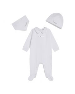 FREDDY TUTINA NEONATO CON CUFFIA E BAVAGLINO 2R005