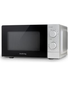 Forno Microonde 19 Litri 700 Watt Scongelamento Nero/Argento INN-860