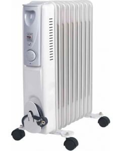 Termosifone Elettrico Radiatore Portatile 8 Elementi 2000 W NY-20G1