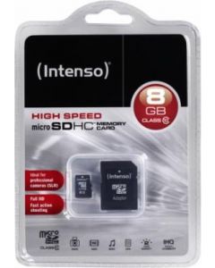 Scheda di Memoria Micro SD Class 10 8Gb con Adattatore SD - 3413460