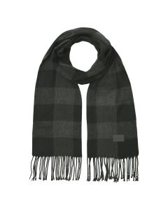 JACK JONES JACHAKKAI SCARF BLACK BEAUTY/CHECKS