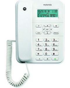 Ct202 Telefono Analogico Identificatore Chiamata Bianco 107CT202WHITE