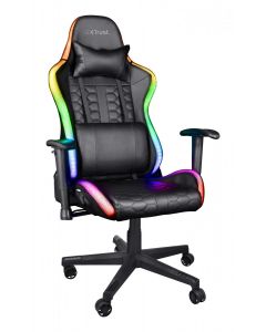 Sedia Gaming Tappezzata in Ecopelle con Braccioli Nero 25376 GXT 716 Rizza