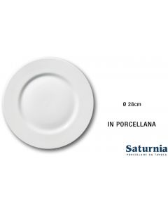 Piatto Ischia Piano cm 28 Bianco T14001466