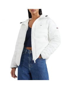 TOMMY JEANS TJW QUILTED TAPE HOODED JACKET