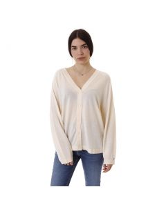 TOMMY HILFIGER MD LYOCELL SILK BLEND CARDIGAN