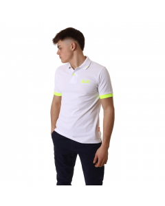 SUN68 POLO FLUO C/LOGO