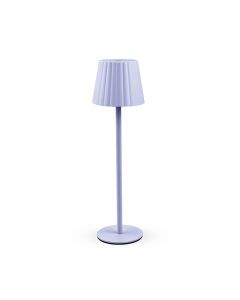 Lampada da Tavolo LED Ricaricabile 3.2 Watt &oslash 38 cm Lilla 212590 Aurora