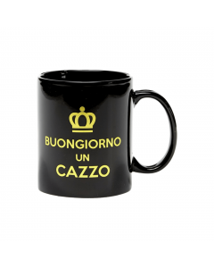 PIU' FORTY MUG NERA BUONGIORNO UN **** GOLD