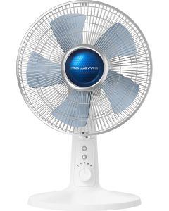 Ventilatore da Tavolo a Pale 30 cm Oscillante 4 Velocit&agrave Bianco VU2730