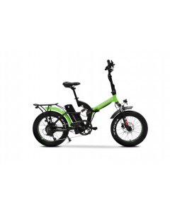 Bicicletta Elettrica Pieghevole e-bike 20&quot Verde - AR-BI-210029 BIMAX-S+