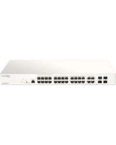 Switch di Rete 28 Porte Grigio Supporto PoE DBS-2000-28P