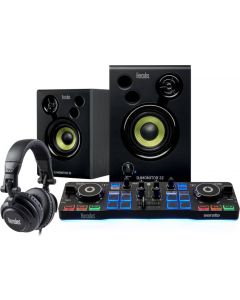 Kit disc jockey DJ STARTERKIT controller+2monitor+cuffia 4780890