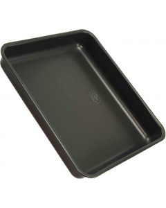 Teglia Forno Antiaderente Rettangolare in Alluminio 29x25 Nero Sfornatutto