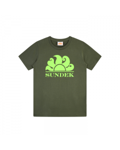 SUNDEK MINI NEW SIMEON LOGO T-SHIRT GIROCOLLO