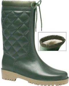 Stivale Pvc Imbottito Carrarmato Walenky Verde 39