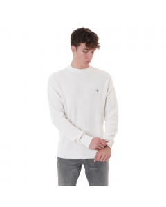 CALVIN KLEIN JEANS LS EZ COTTON WAFFLE CREWNECK SW