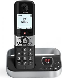 F890 Telefono Dect Identificatore di Chiamata Nero, Argento ATL1422856