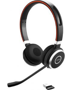 Cuffie Bluetooth, Wireless Microfono, Antirumore, Colore Nero - Evolve 65