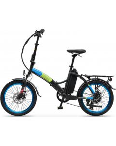 Bicicletta Elettrica Pieghevole e-bike 20&quot - AR-BI-220004 Piuma Blue