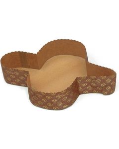 Stampo per Dolci Colomba in Carta Set 5 Pezzi Capacit&agrave 750 gr