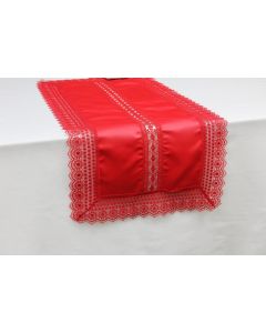 Runner Tavolo Centrotavola Natalizio Striscia 40x90 cm Rosso - SD121392