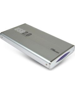 Box Esterno SATA 2.5 per Hard Disk / SSD USB 2.0 Argento HXD2CCUU