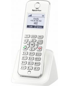 Telefono Cordless DECT con Vivavoce Bianco FRITZ!Fon M2 International